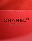 Caviar Quilted Mini CHNL 25 Handbag Coral