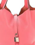 Taurillon Clemence Picotin Lock 22 MM Rose Azalee