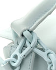 Grained Calfskin Small Puzzle Bag Aquamarine