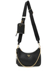 Saffiano Lux Re-Edition 2005 Shoulder Bag Black