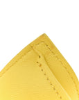 Smooth Calfskin La Petite Pochette Rond Carre Yellow