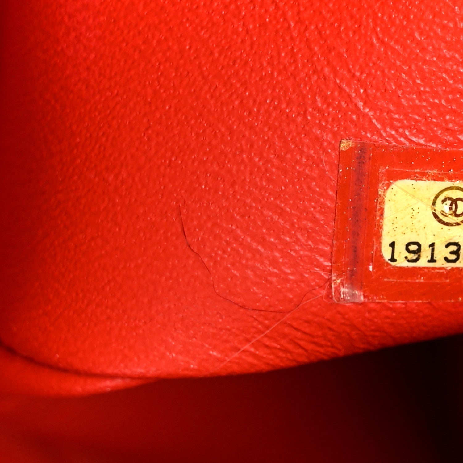 Patent Quilted Jumbo Double Flap Red