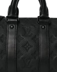 Monogram Taurillon Keepall Bandouliere 25 Black