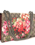 GG Supreme Monogram Blooms Small Dionysus Shoulder Bag Beige Multicolor Dry Rose