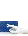 Goyardine Richelieu Wallet Sky Blue