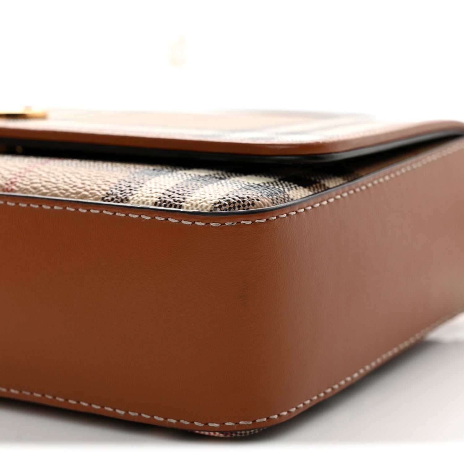 E-Canvas Vintage Check Hampshire Crossbody Archive Beige