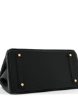 Togo Matte Alligator Birkin Touch 30 Black