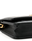 Lambskin Quilted CHNL 19 Wallet On Chain WOC Black