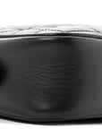 Calfskin Matelasse Aria GG Marmont Chain Shoulder Bag Black