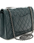 Aged Calfskin Quilted 2.55 Reissue 226 Flap Green