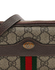 GG Supreme Monogram Web Mini Ophidia GG Bag Brown