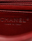 Lambskin Quilted Mini Square Flap Red