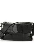Paper Calfskin Maxi Intreccio Medium Arco Camera Bag Camping