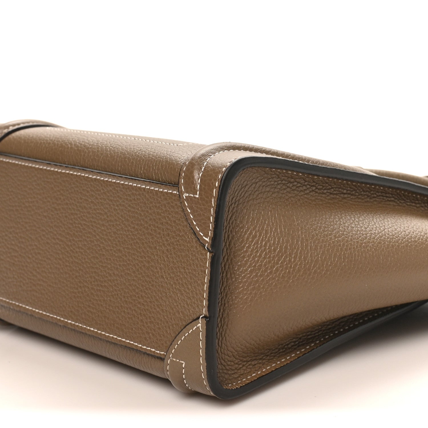 Drummed Calfskin Nano Luggage Souris