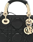 Calfskin Cannage Mini The Lady 95.22 Black