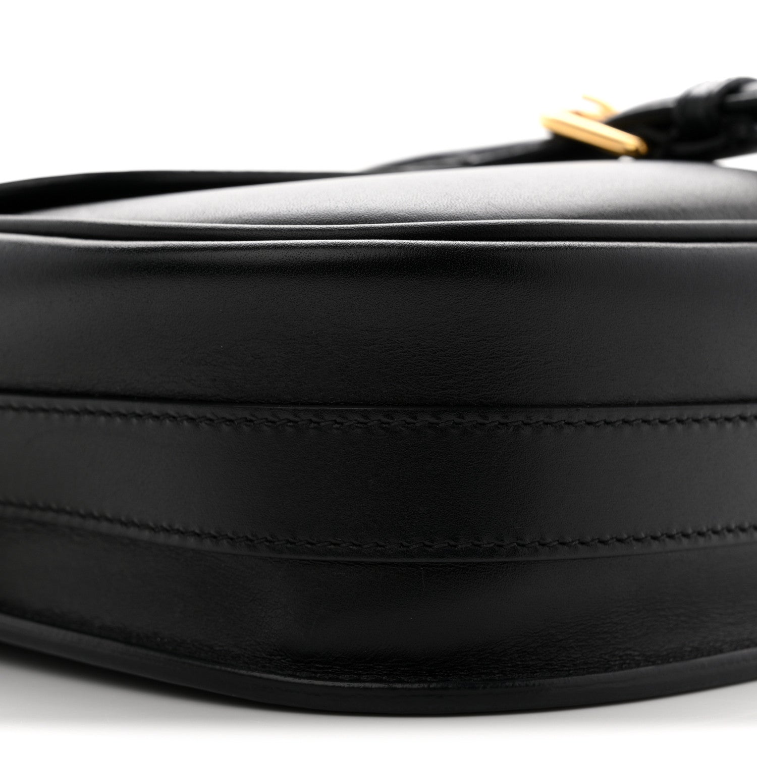 Box Calfskin Medium Bobby Flap Black