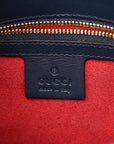 GG Supreme Monogram Small Messenger Shoulder Bag Beige Blue Navy