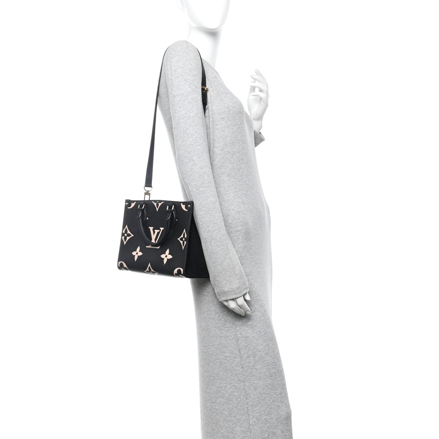 Empreinte Monogram Giant Onthego PM Black Beige