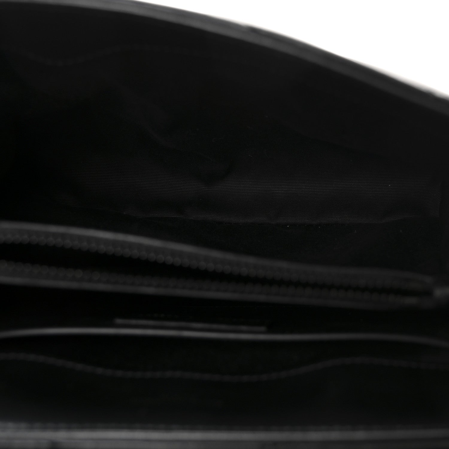 Calfskin Y Quilted Monogram Monochrome Small Loulou Chain Satchel Black