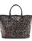 Coated Canvas Coco Small Tote Black
