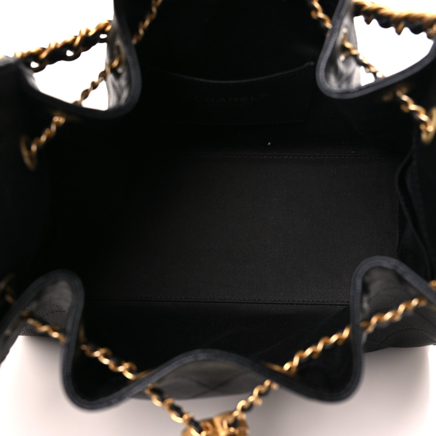 Caviar Quilted Small CHNL 25 Handbag Black