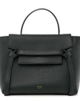 Grained Calfskin Micro Belt Bag Amazone