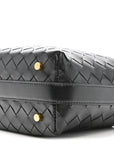 Calfskin Nappa Intrecciato Mini Wallace Black