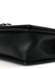 Calfskin Quilted Medium Boy Flap Black