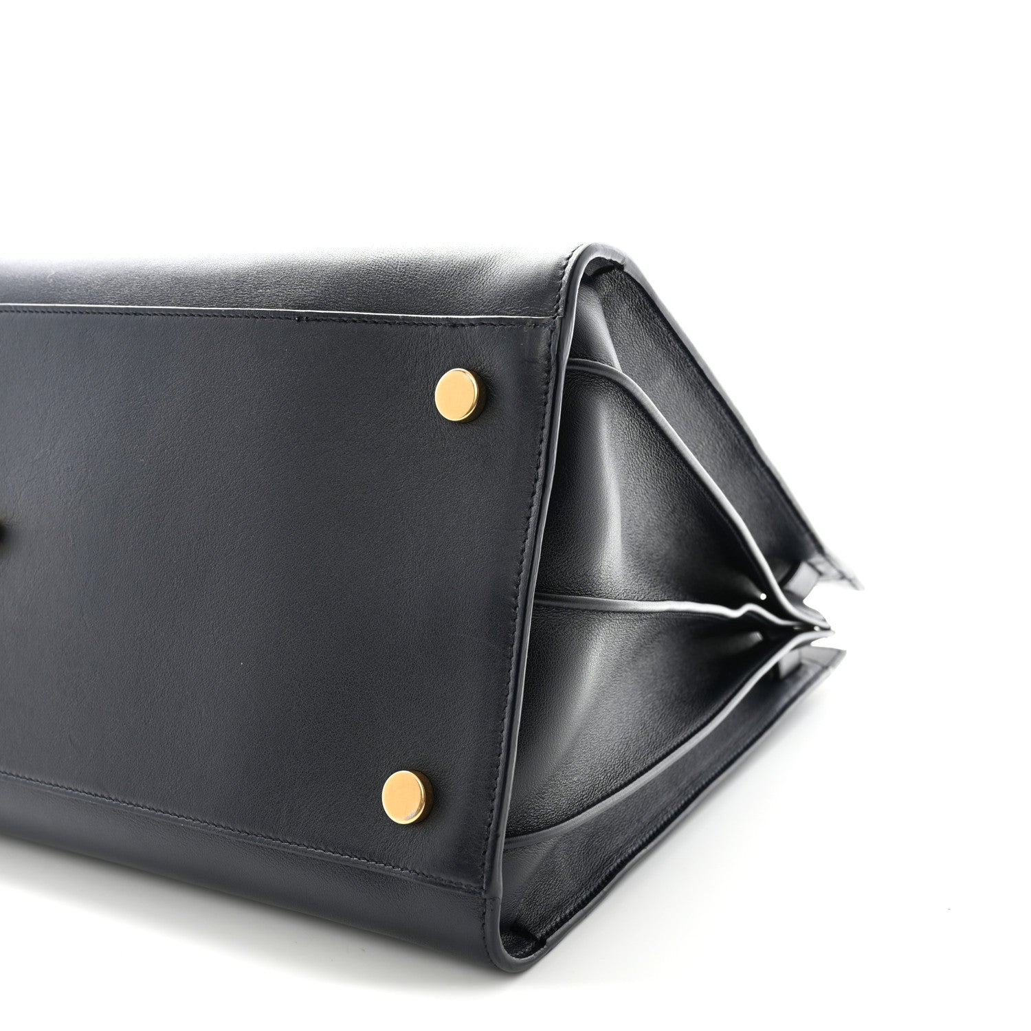 Calfskin Large Sac de Jour Carryall Navy Blue