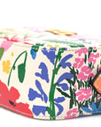 X KEN SCOTT Calfskin Matelasse Floral Print Mini GG Marmont Chain Shoulder Bag Ivory Pink