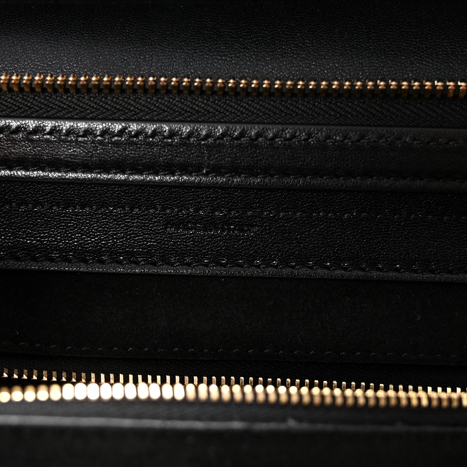 Supple Shiny Lambskin Luggage Black