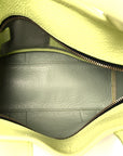 Grained Calfskin Small The Tote Bag Limoncello