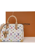 LV X TM Monogram Multicolor Speedy Bandouliere 25 White