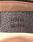 GG Supreme Monogram Web Small Ophidia Shoulder Bag Brown