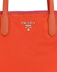 Tessuto Nylon Saffiano Tote Papaya Ibisco