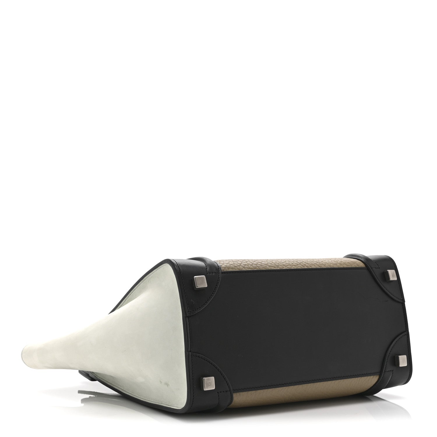 Bullhide Drummed Calfskin Micro Tri-Color Luggage Antarctic