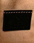 Calfskin Matelasse Mini GG Marmont Chain Shoulder Bag Black