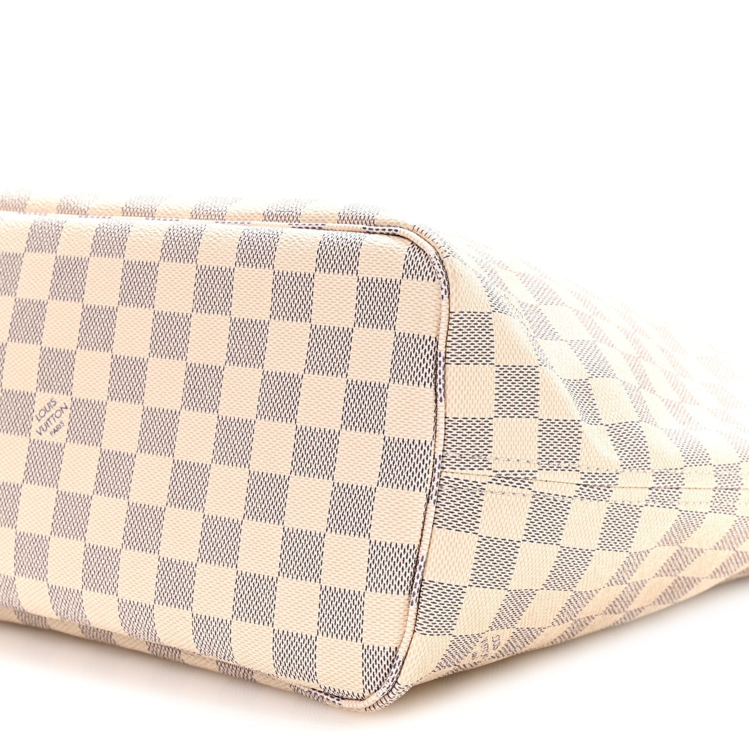 Damier Azur Neo Neverfull MM Rose Ballerine