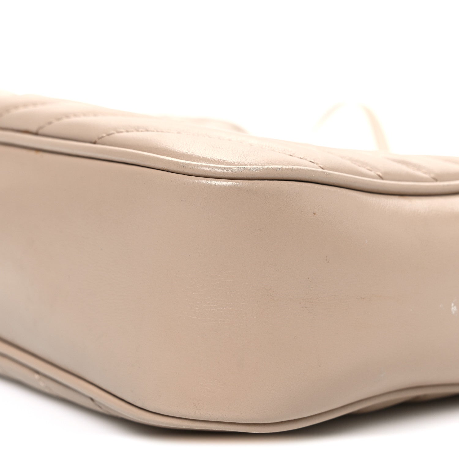 Calfskin Matelasse Monogram Lou Camera Bag Dark Beige