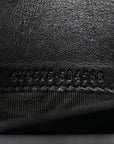 Calfskin Matelasse GG Marmont Chain Wallet Black