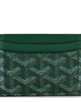 Goyardine Saint Sulpice Card Holder Green