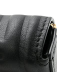 Nappa Matisse FF Embossed Nano Baguette Charm Black
