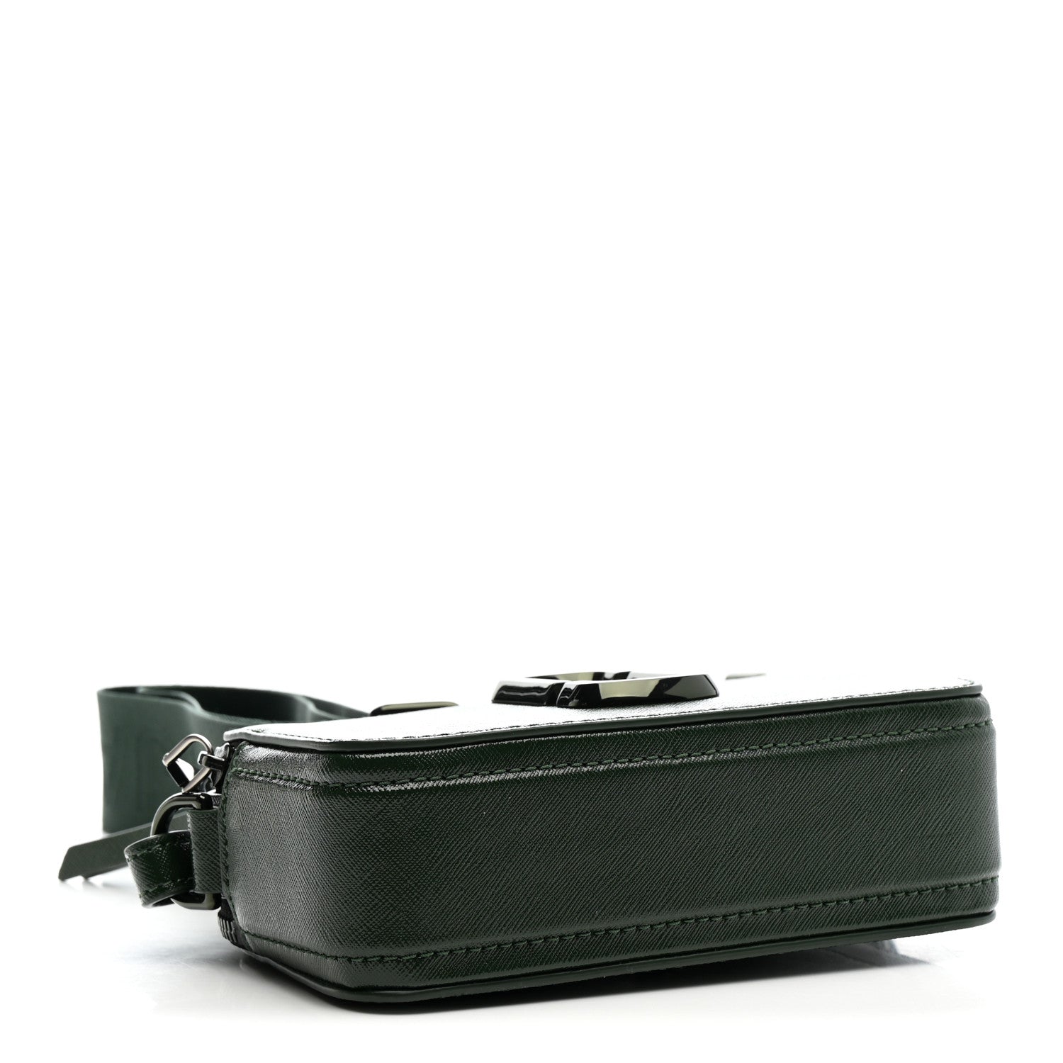 Saffiano Small Snapshot Camera Bag Olive Green