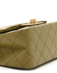 Aged Calfskin Quilted 2.55 Reissue 224 Flap  Khaki