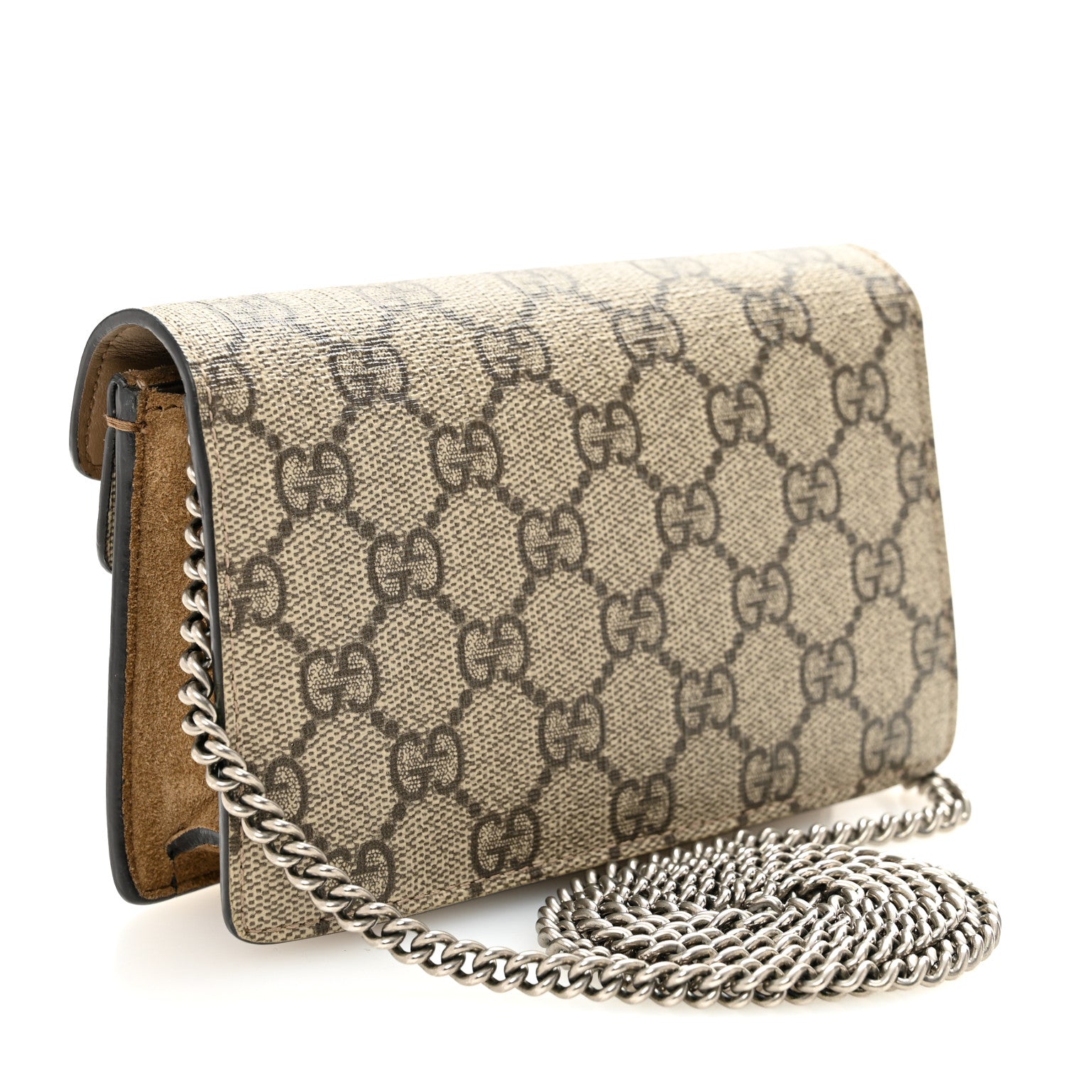 GG Supreme Monogram Super Mini Dionysus Shoulder Bag Taupe