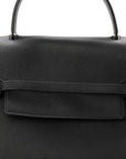 Grained Calfskin Mini Belt Bag Black