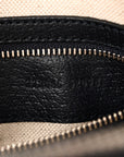 GG Supreme Monogram Web Medium Ophidia Top Handle Bag Beige Blue