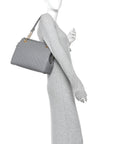 Soft GCCIssima Signature Medium Shoulder Tote Bag Deep Grey