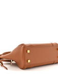 Supple Shiny Lambskin Small New Luggage Soft Tan