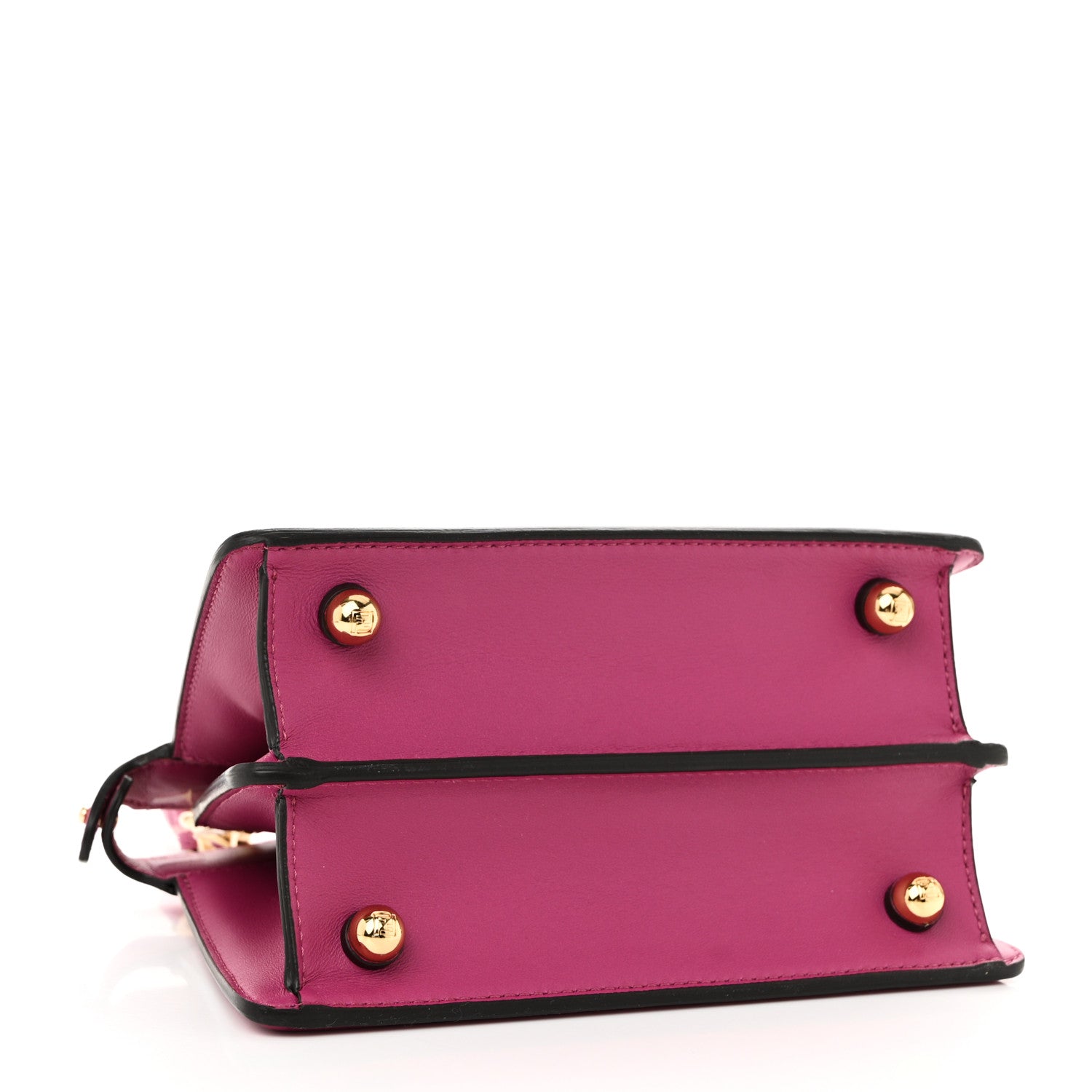Shiny Nappa Petite Peekaboo I SEE U Satchel Ciclamino Pilar